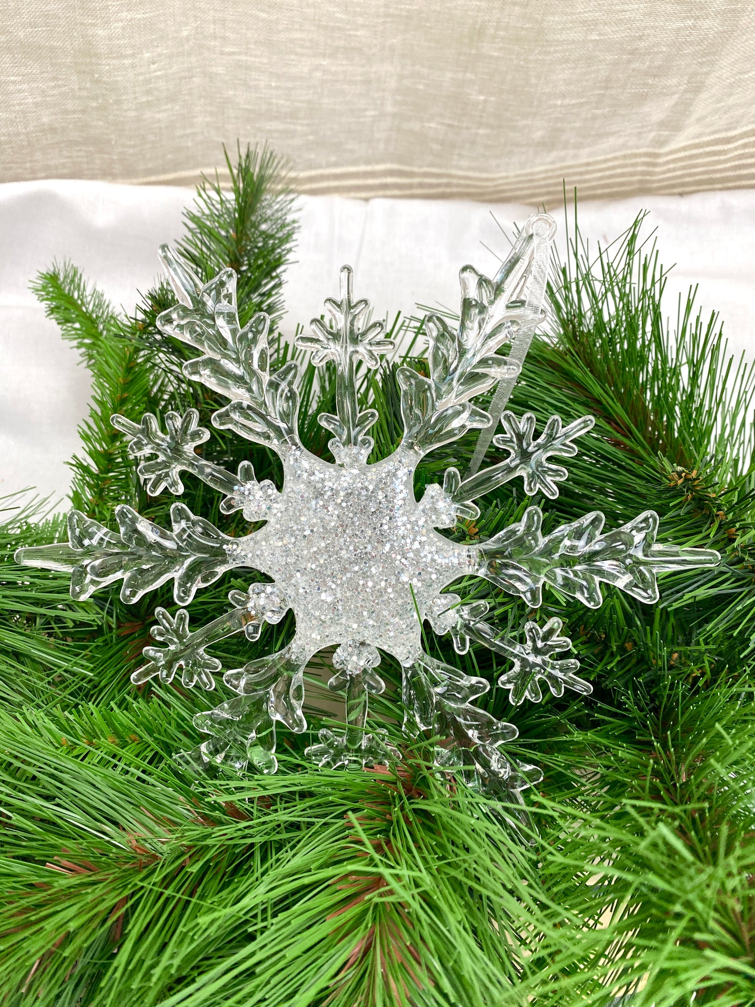 Icy Snowflake Ornament