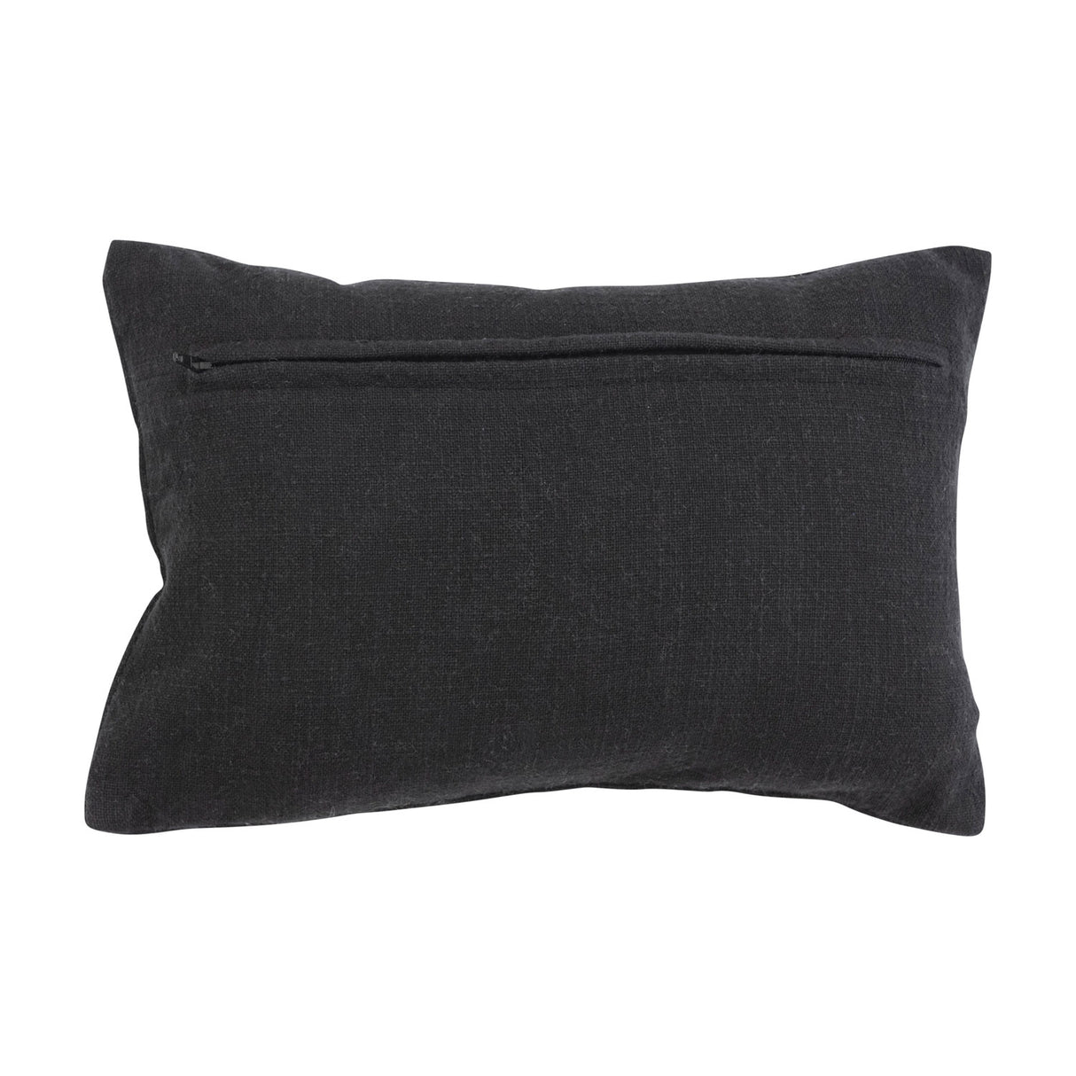 Embroidered Paisley Lumbar Pillow