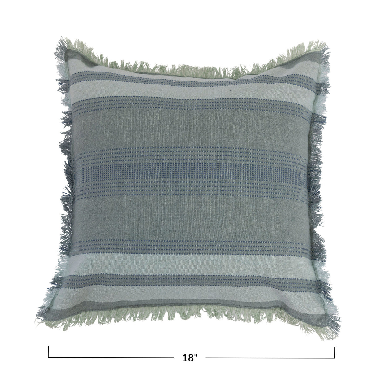 Serene Woven Cotton Pillow