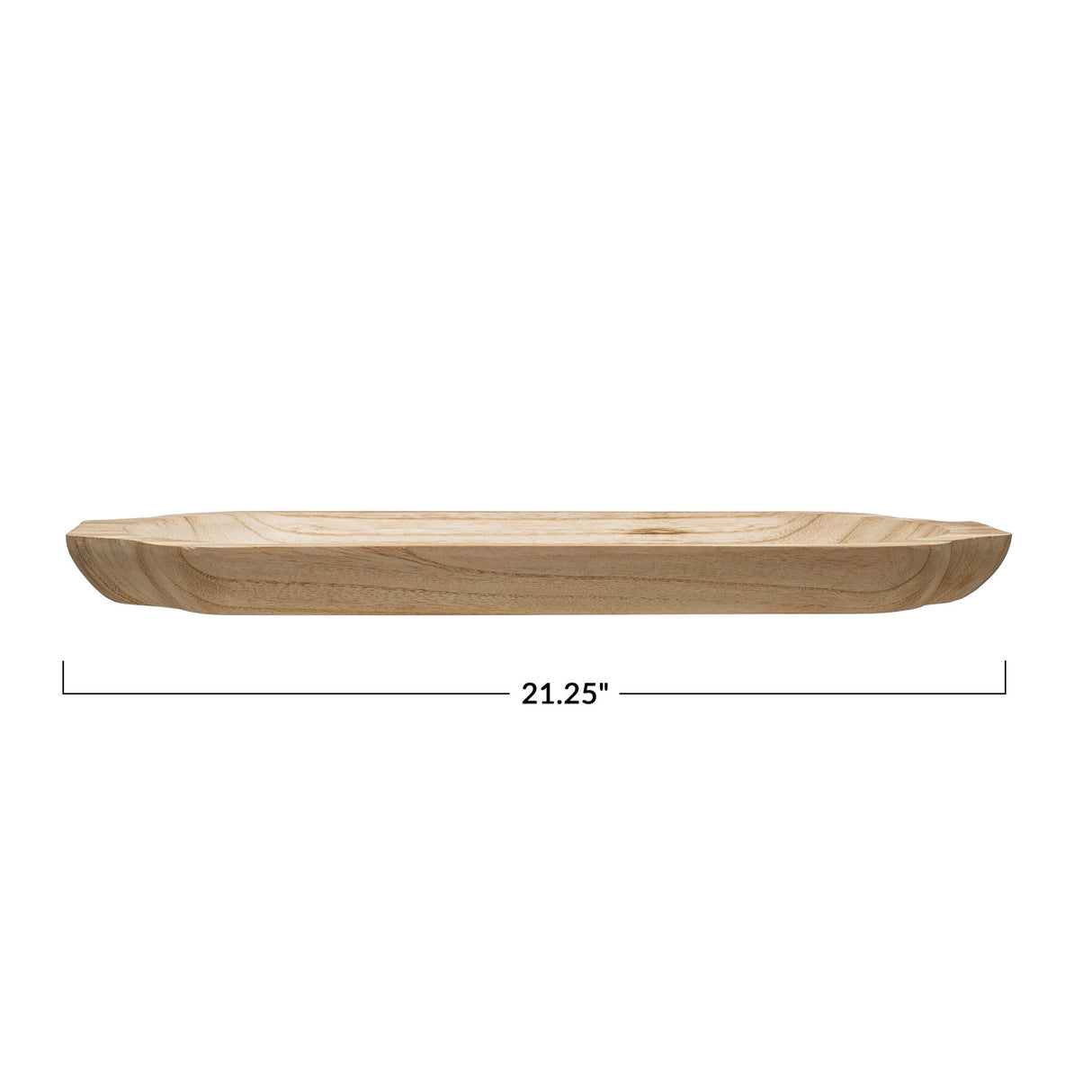 Natural Decorative Paulownia Wood Tray