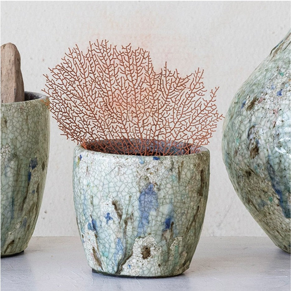 Robins Egg Terracotta Planter -2 Sizes