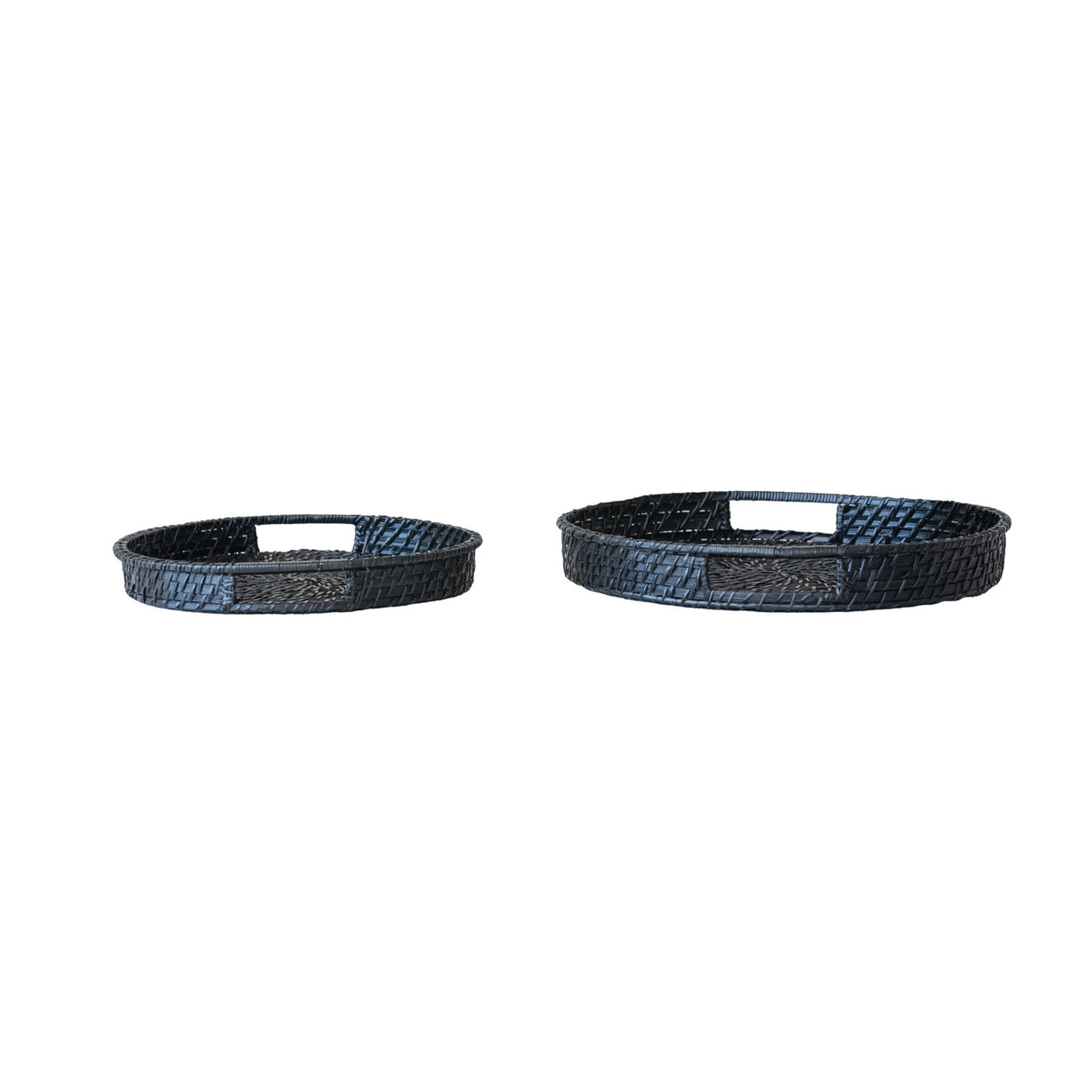 Black Bamboo Trays - 2 Sizes