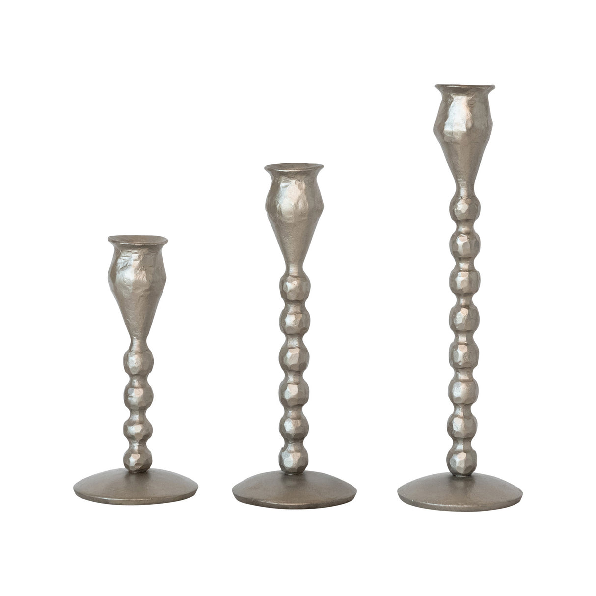 Metal Taper Candleholder -3 Sizes
