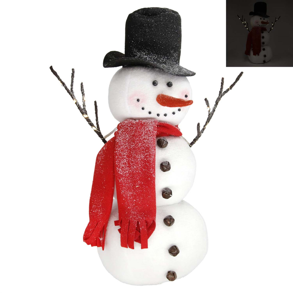 Snazzy Guy Lit Snowman