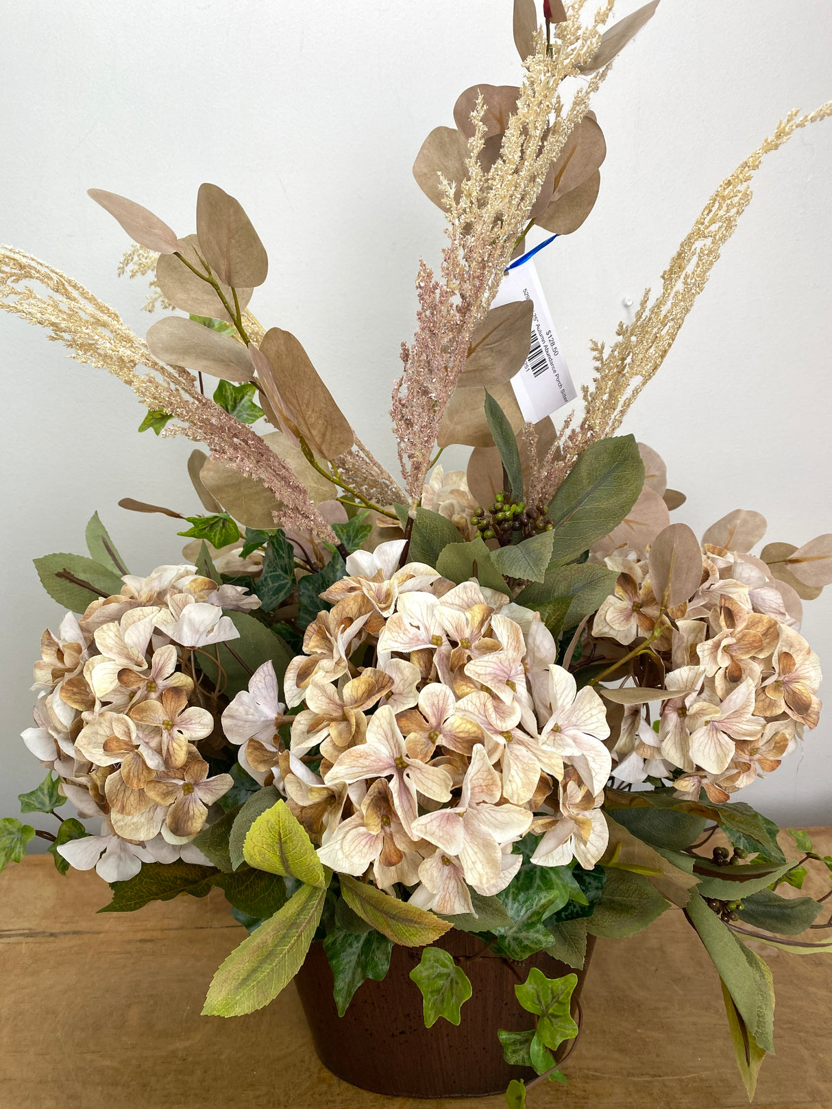 25" Autumn Abundance Porch Sitter