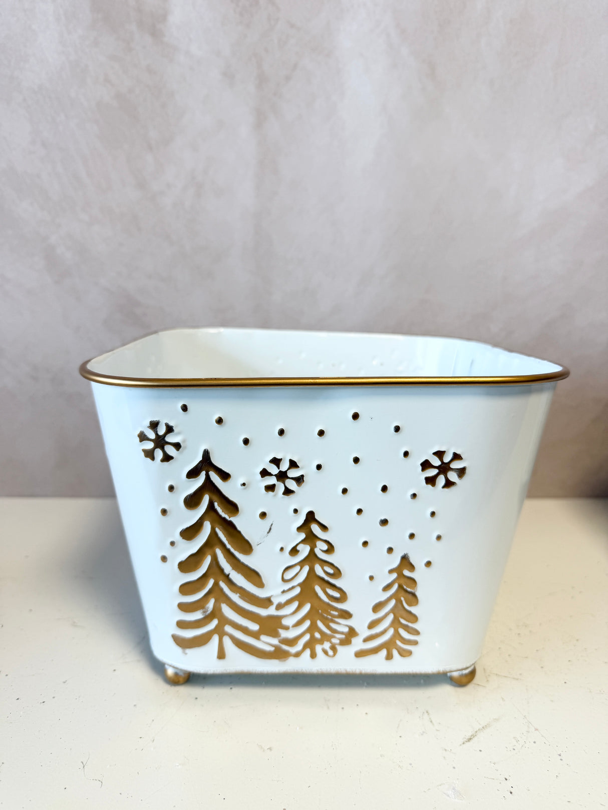 Modern Holiday Planter - 3 Sizes