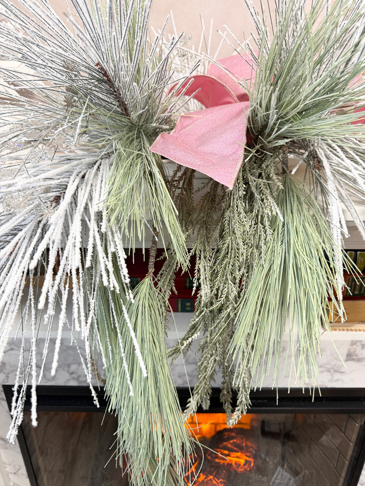 38" Kates Pine Accent Topper