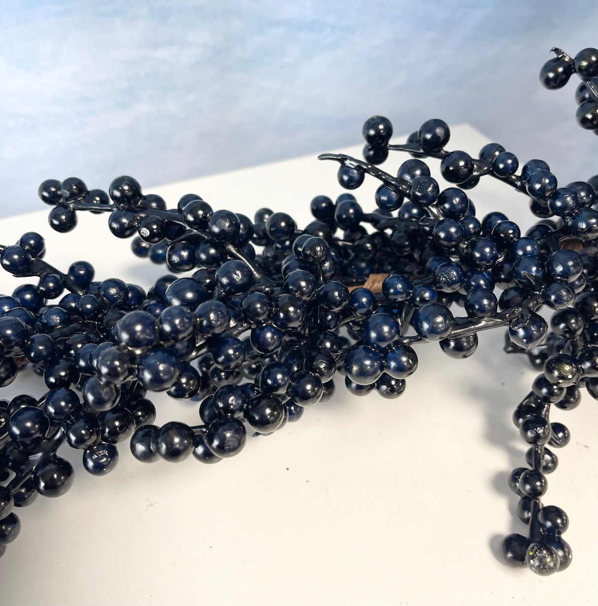 58" Bliss Navy Berry Garland