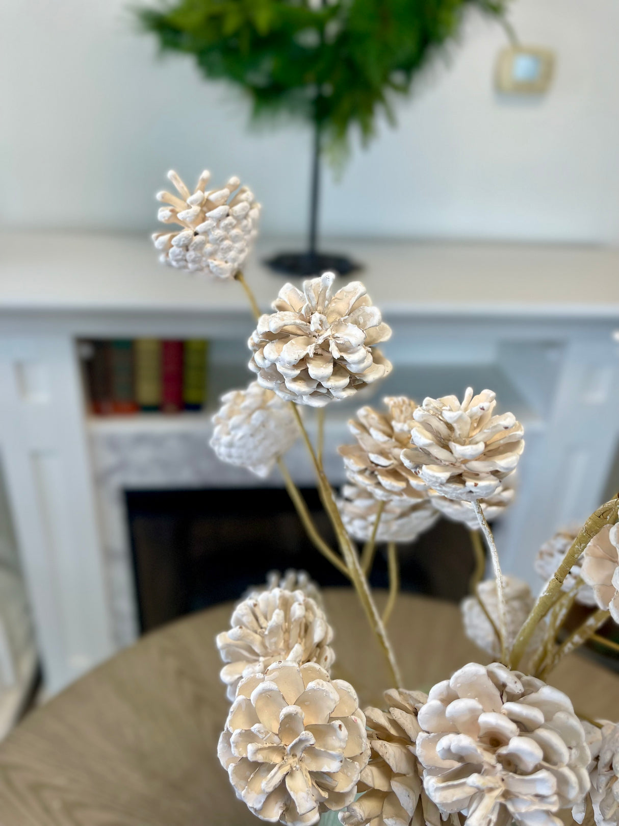 Winter Joy pinecone Spray