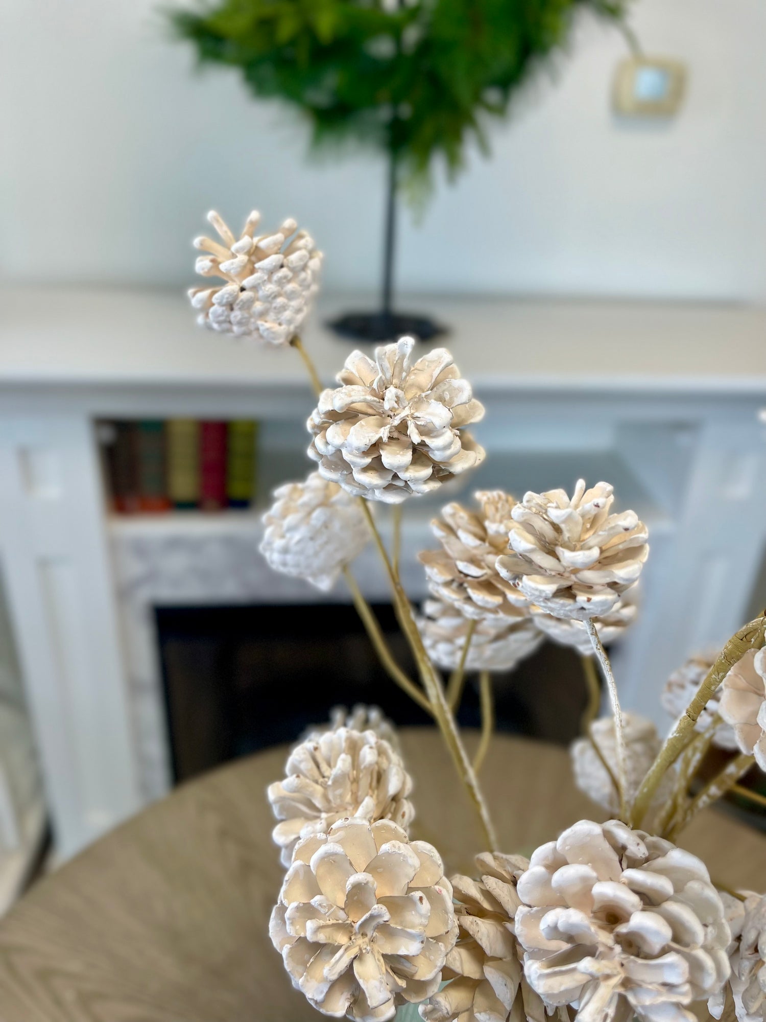 Winter Joy pinecone Spray