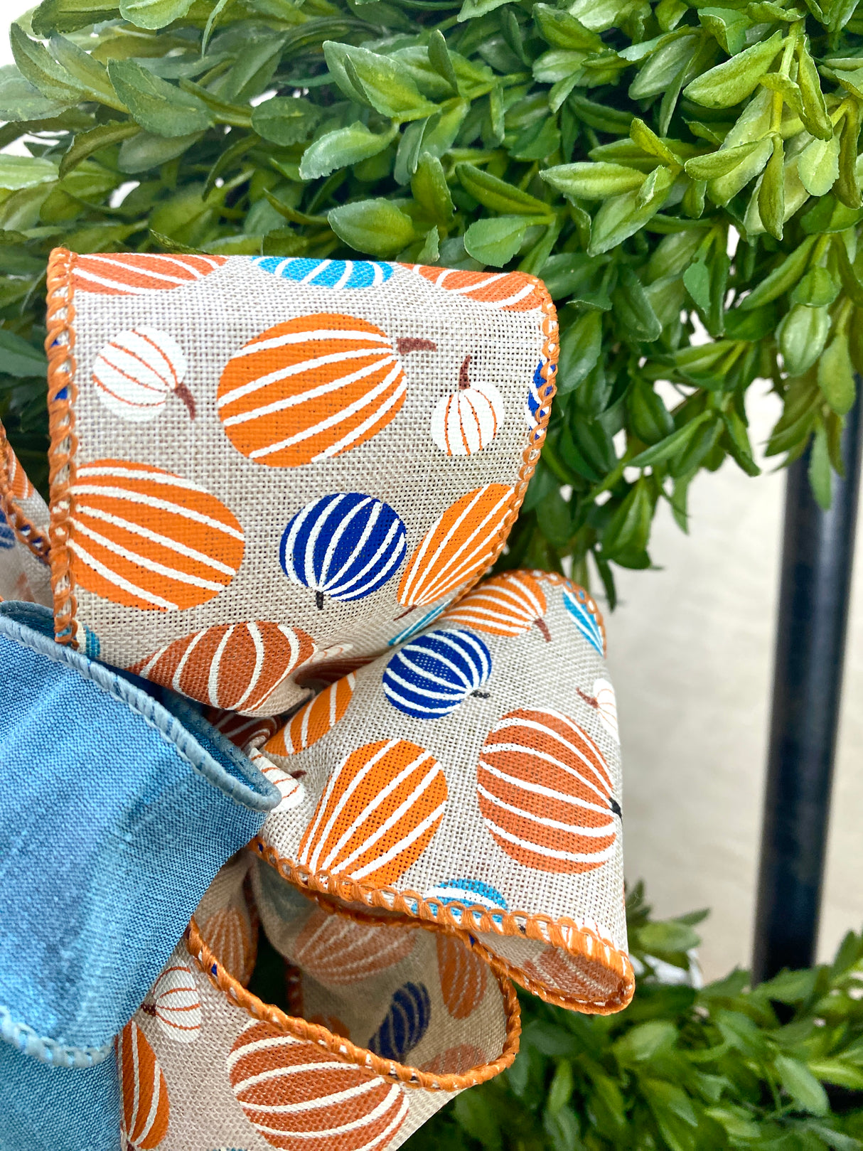 11" Pumpkin Harvest Bow