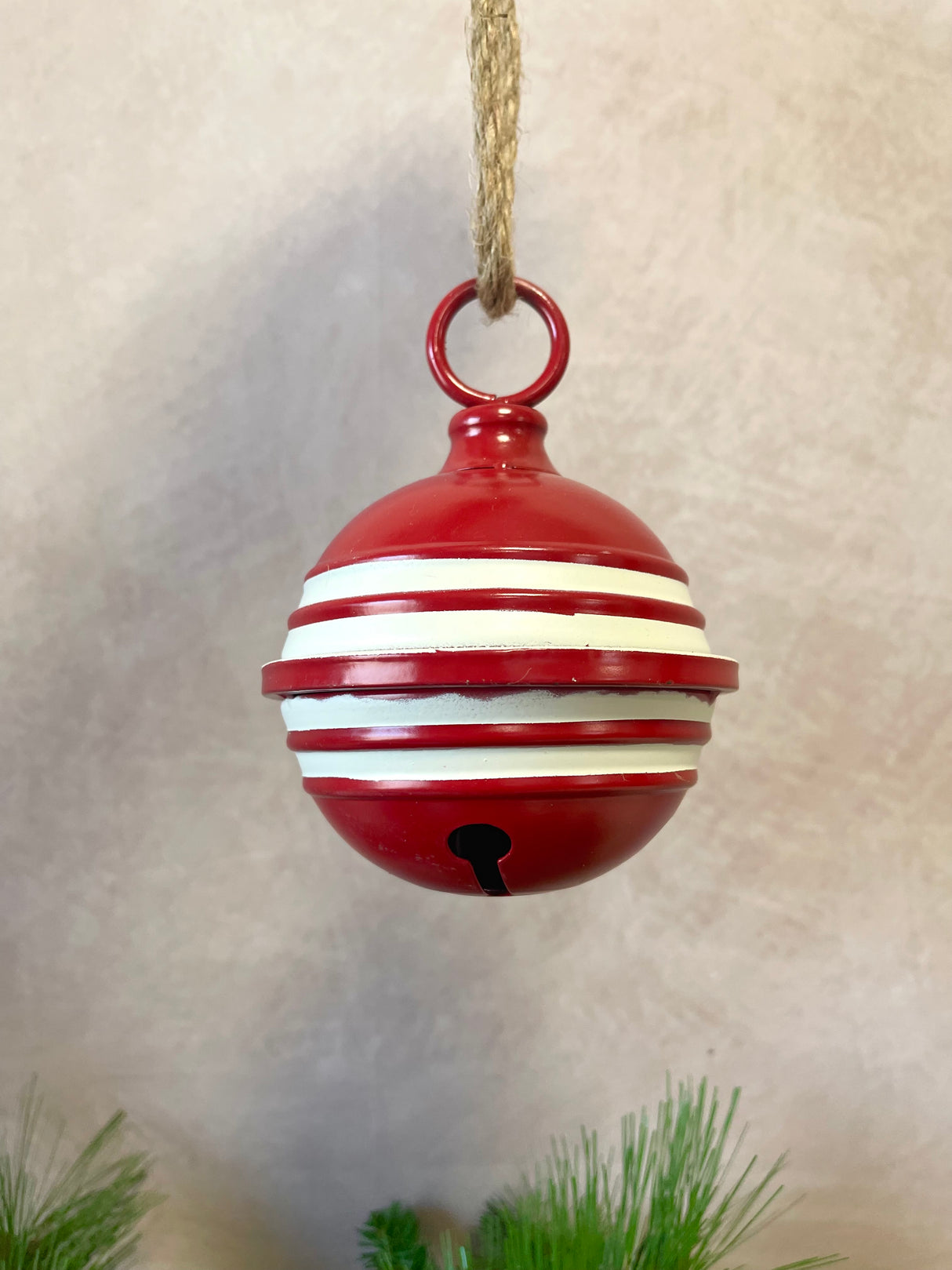 Holiday Metal Bell Ornament