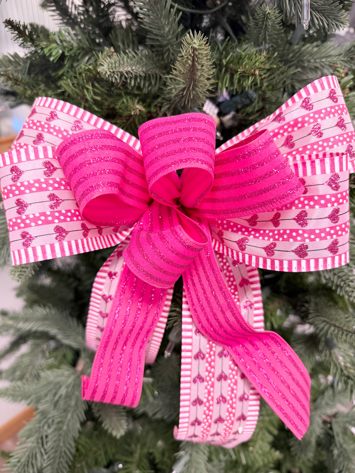 12" Pink for You Bow