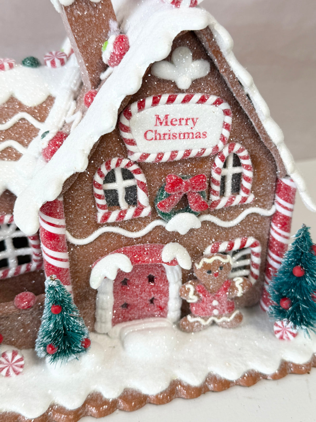 Claydough Gingerbread Lighted House