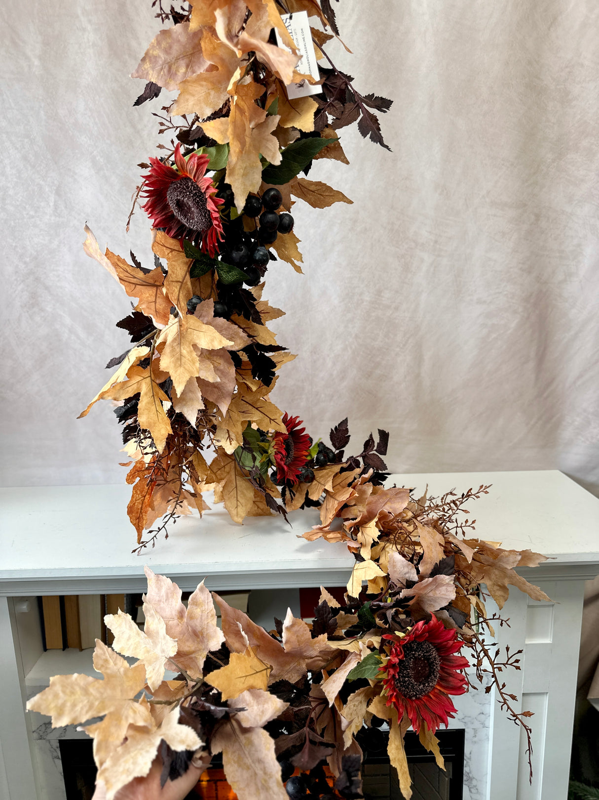 68" Autumn Darkness Garland