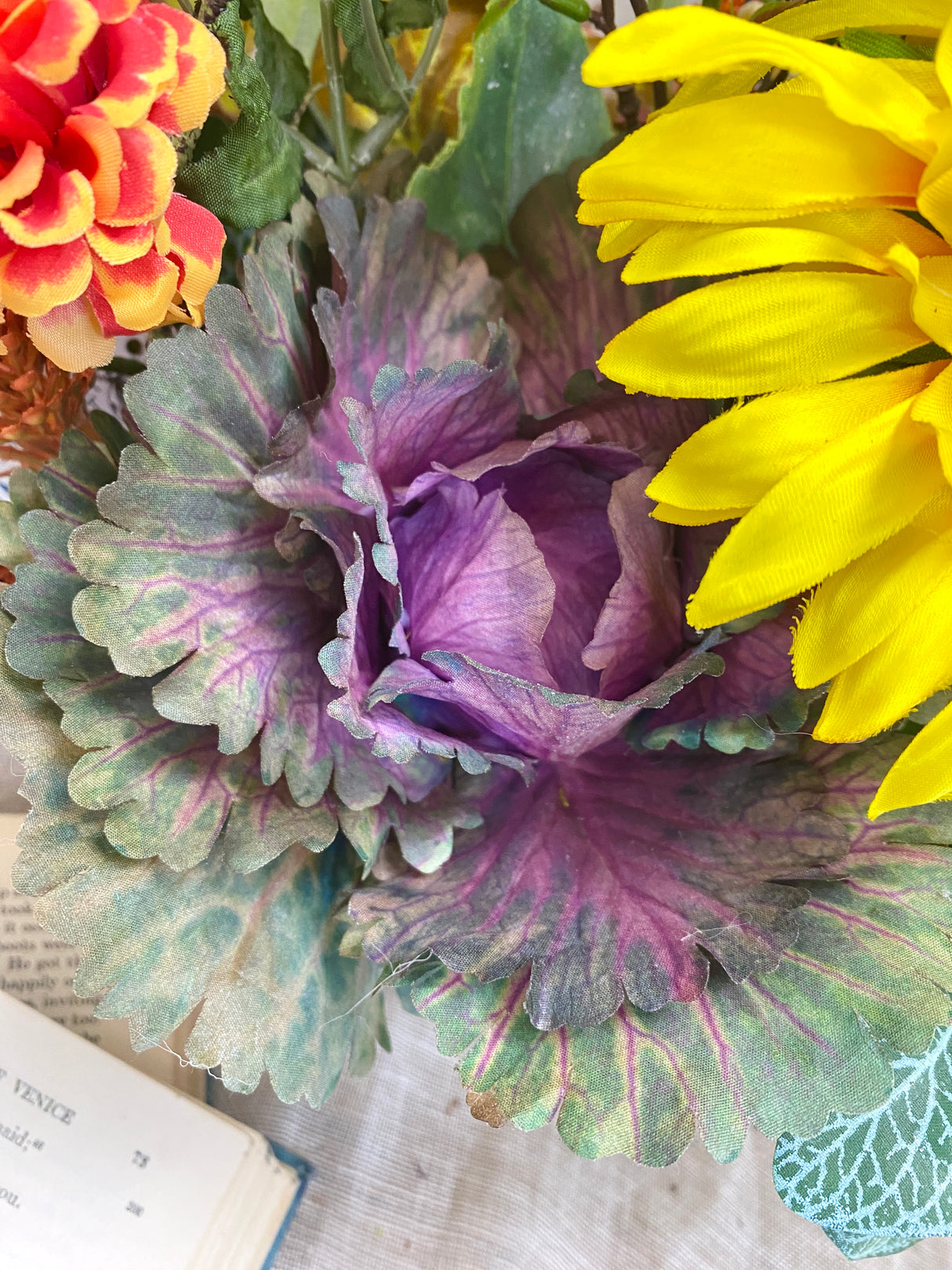 16" Fall Sunset Centerpiece