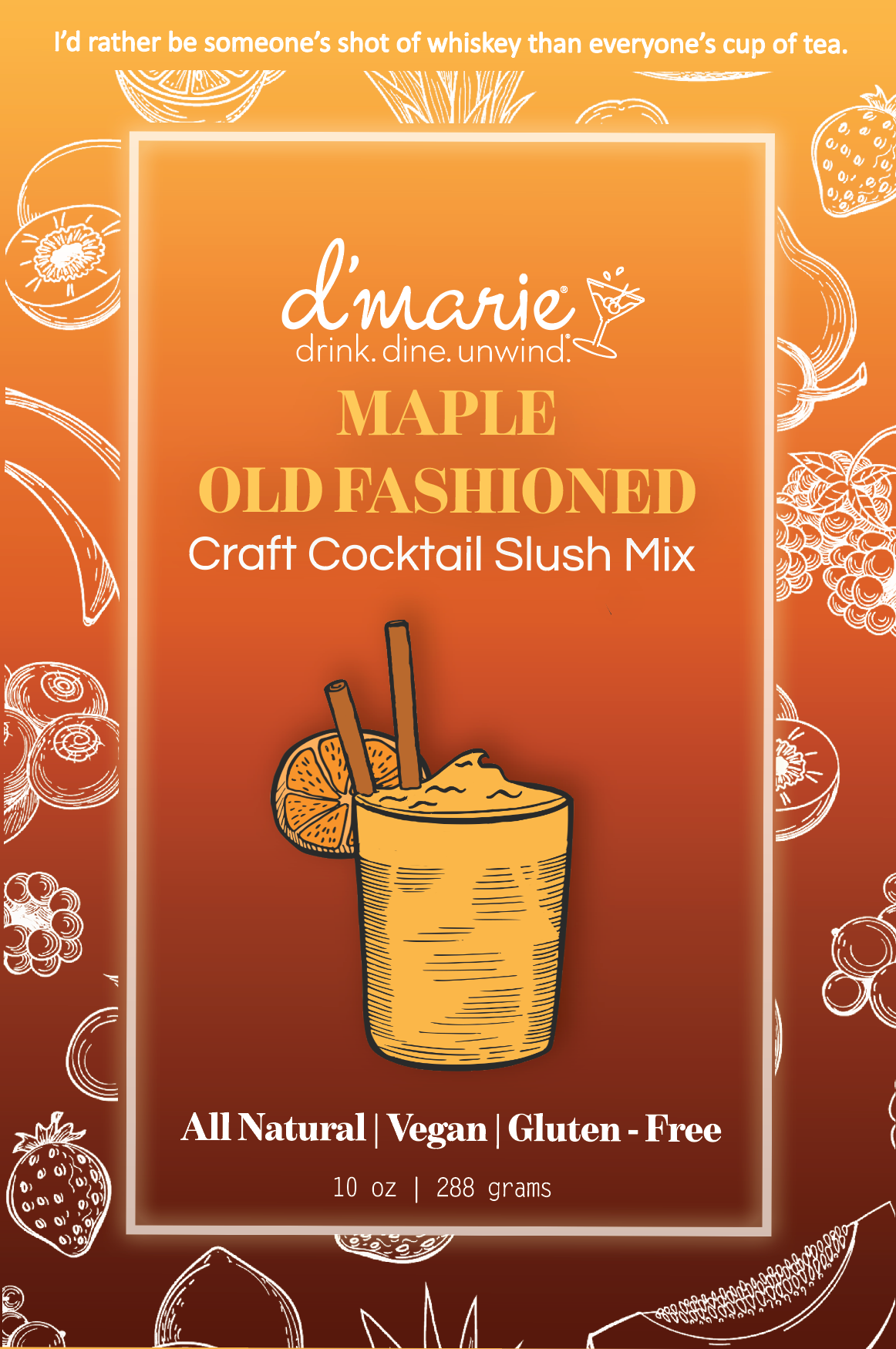 Maple Old Fashioned Slush Mix