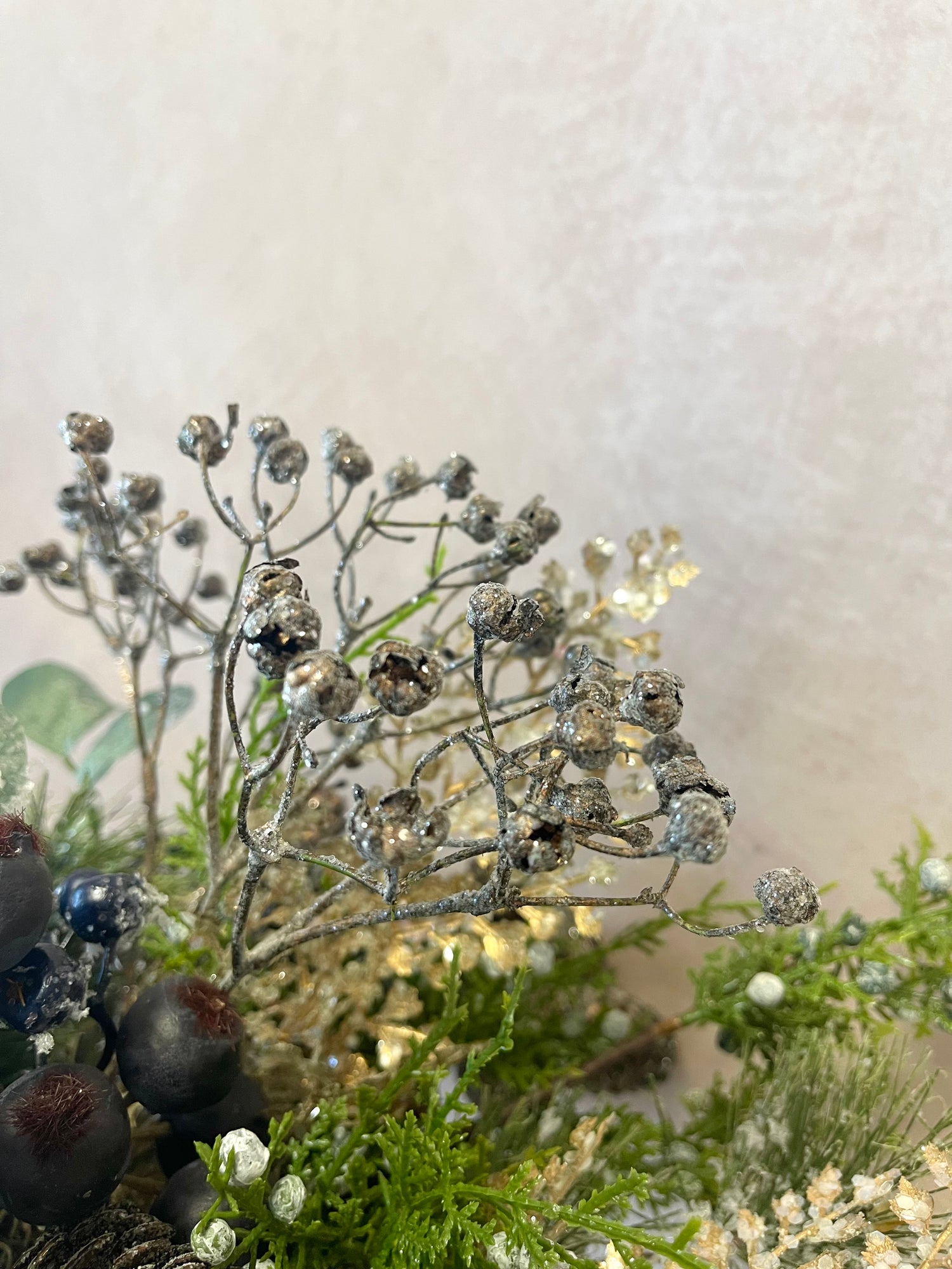 21" Rustic Sparkle Centerpiece