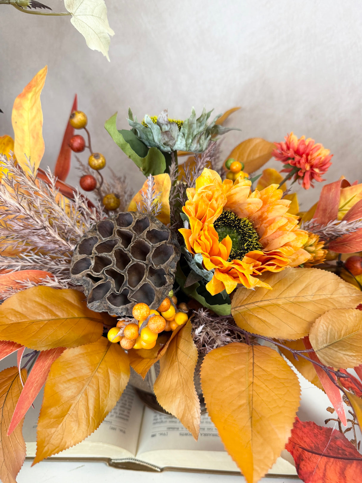 22" Picking the Pumpkin Centerpiece