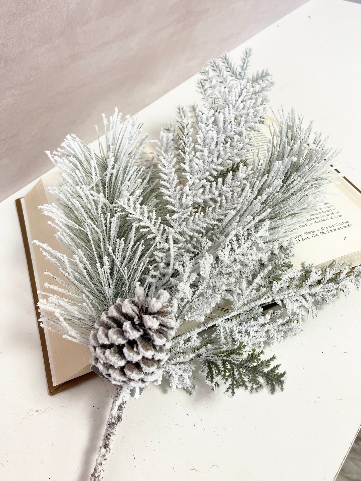 Kismet Snowed Cedar Pine Stem