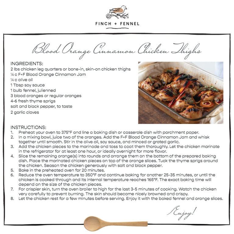 9 oz. Blood Orange Cinnamon Jam