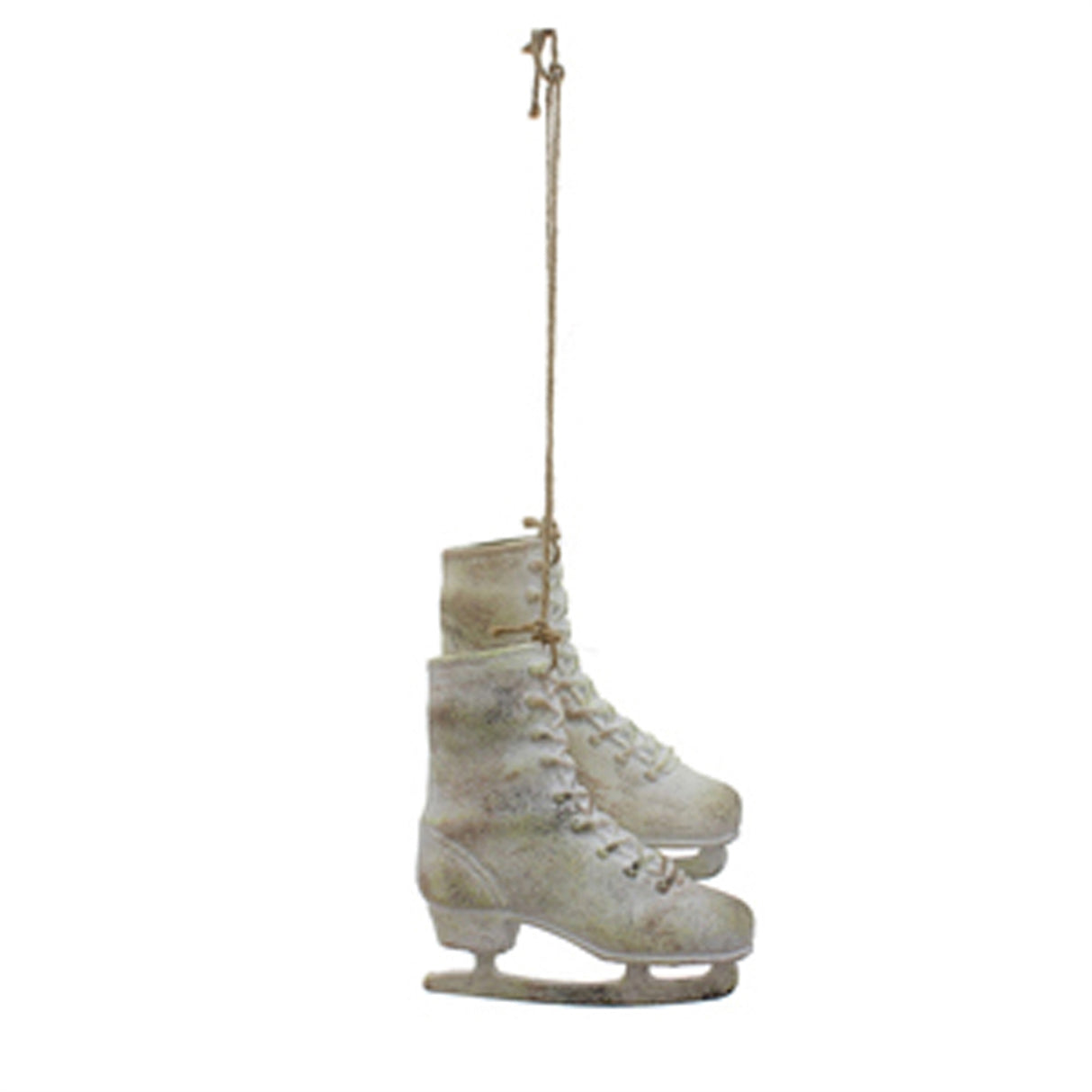 White Skates Ornament Set of 2