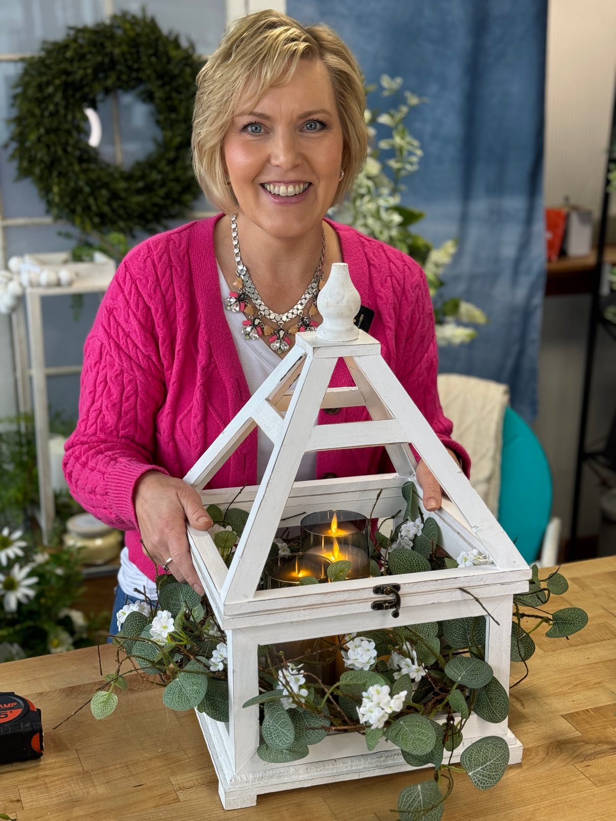 Smoke Moving LED Glass Candle Set