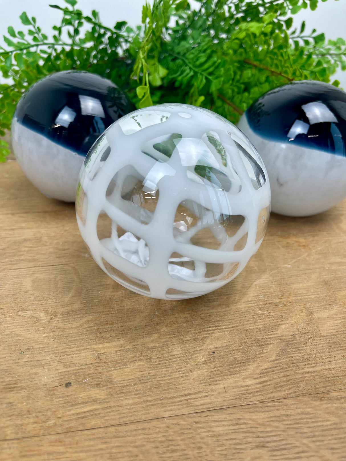 Mason Glass Orb - 2 Styles