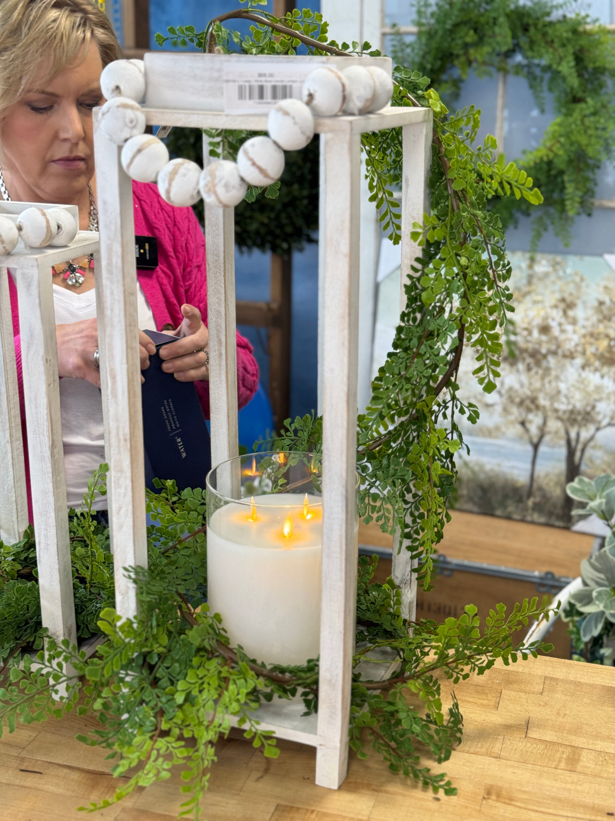 Real Touch Maidenhair Fern Garland
