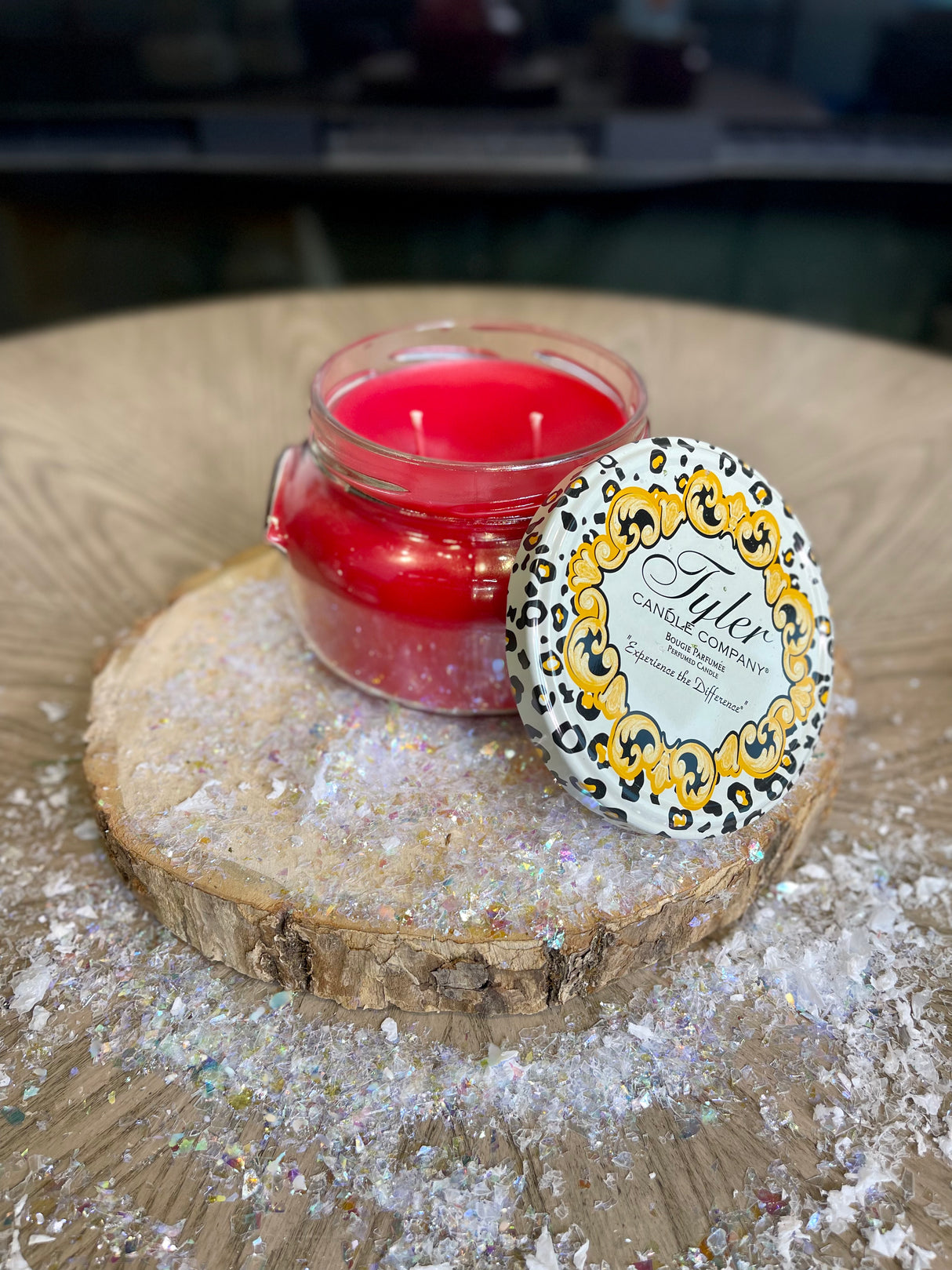 Frosted Pomegranate Candle - 4 Sizes