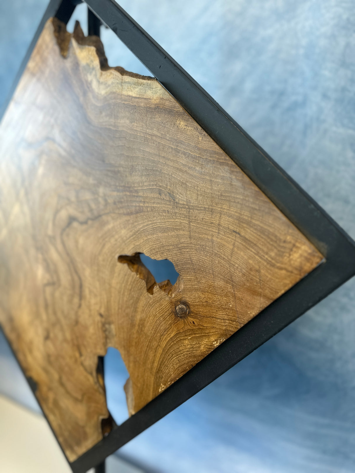 Teak Wood & Iron Wall Art