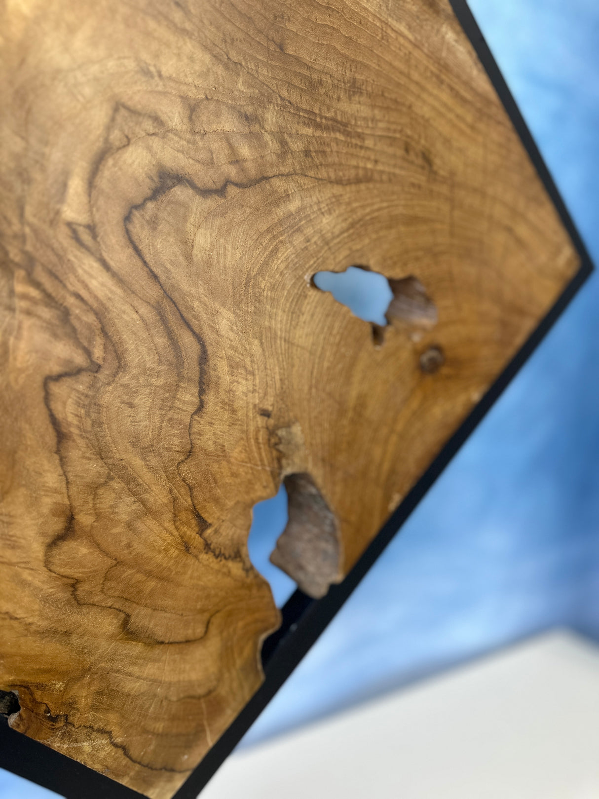 Teak Wood & Iron Wall Art