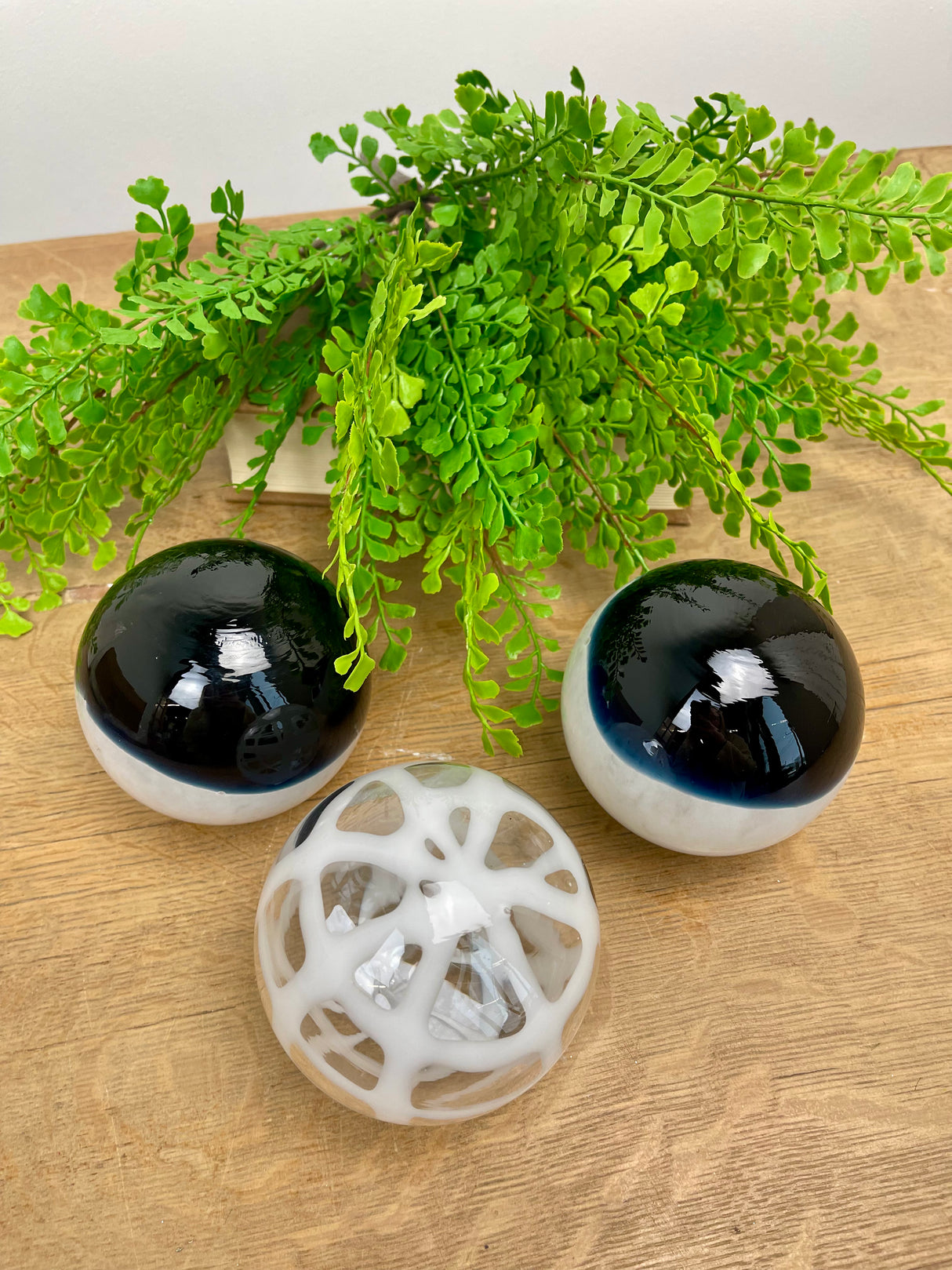 Mason Glass Orb - 2 Styles