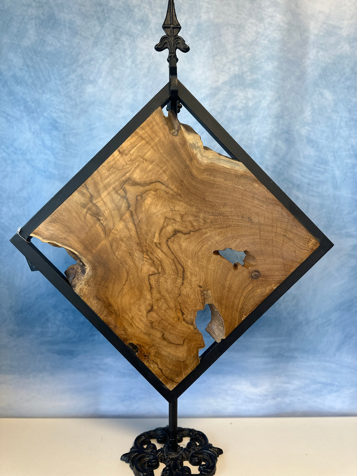 Teak Wood & Iron Wall Art