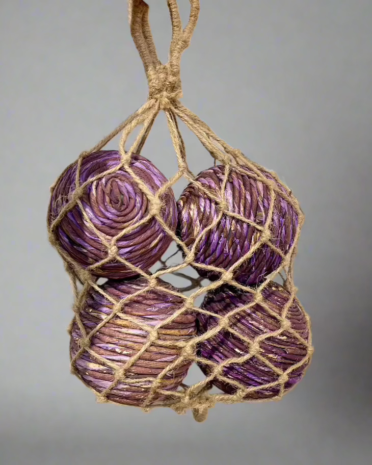 purple orbs for decorating