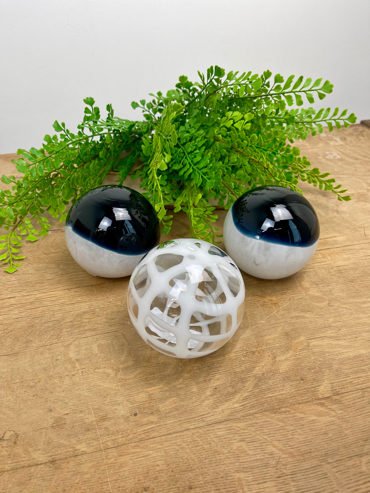 Mason Glass Orb - 2 Styles