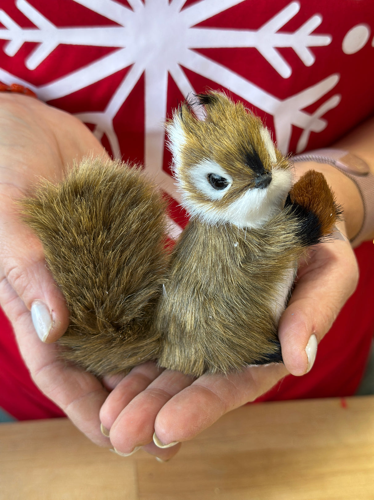 Furry Squirrel Ornament