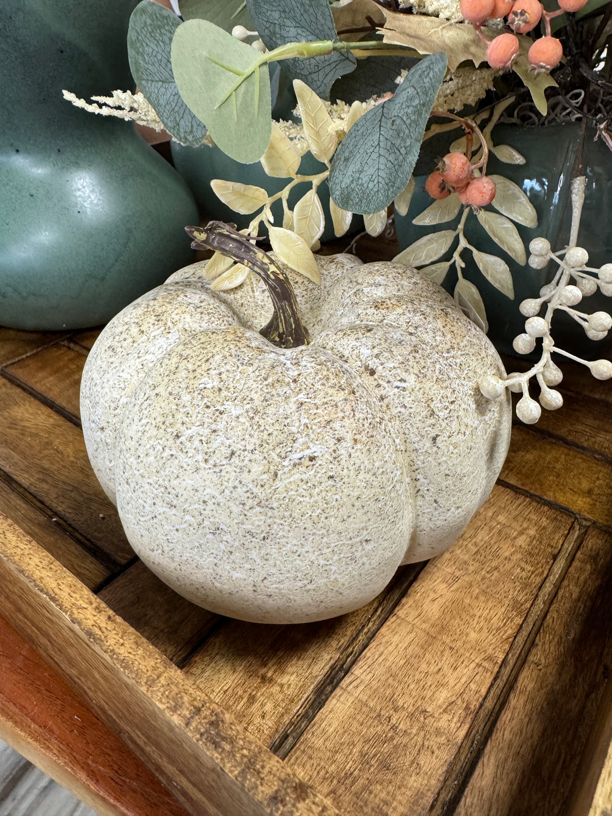 Speckled Beige Pumpkin