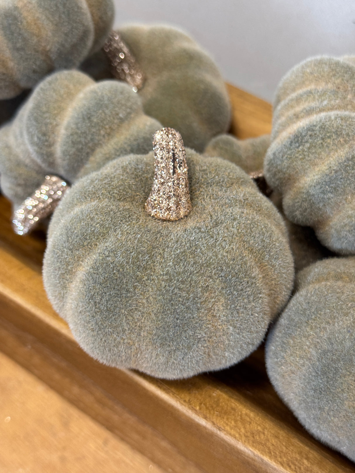 Crisp & Cool Taupe Pumpkin Bag