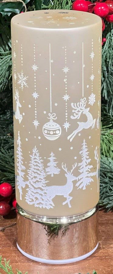 Gold Rotating Lighted Luminary