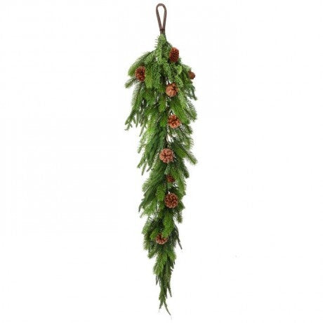 48" Real Touch Norfolk Spruce Garland