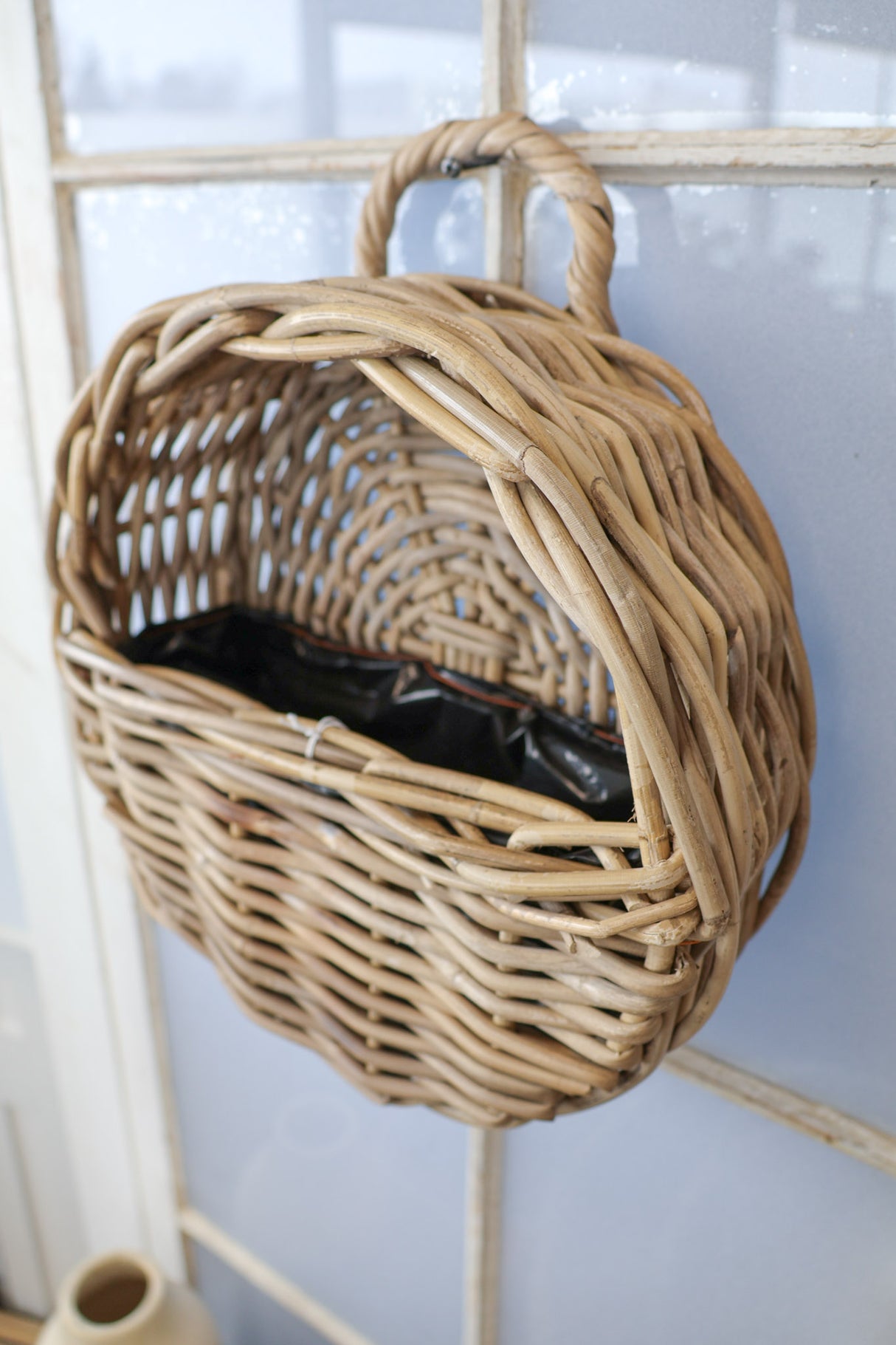 Tracey Rattan Wall Basket