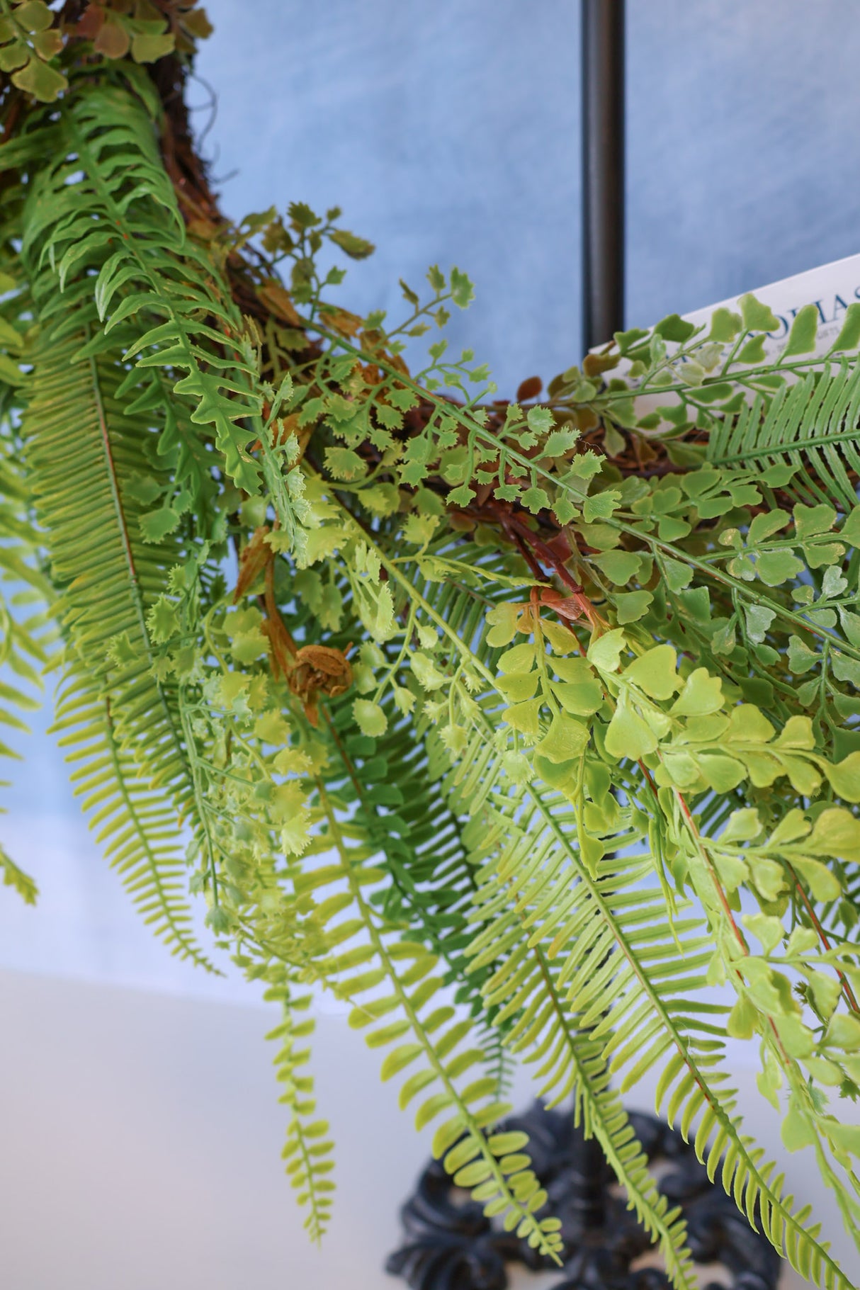 24" Real Touch Fern Wreath