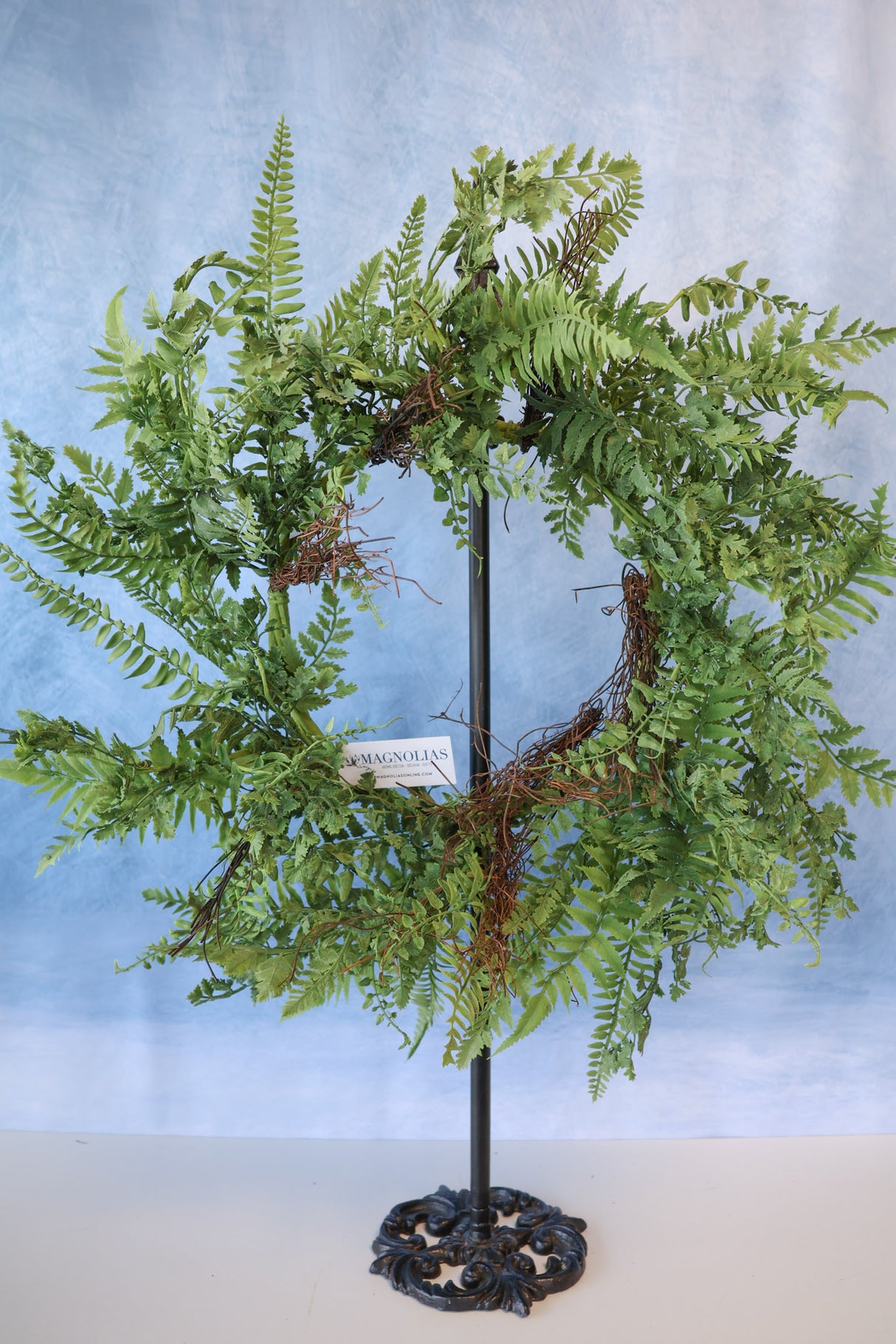 24" Full Fern Wreath