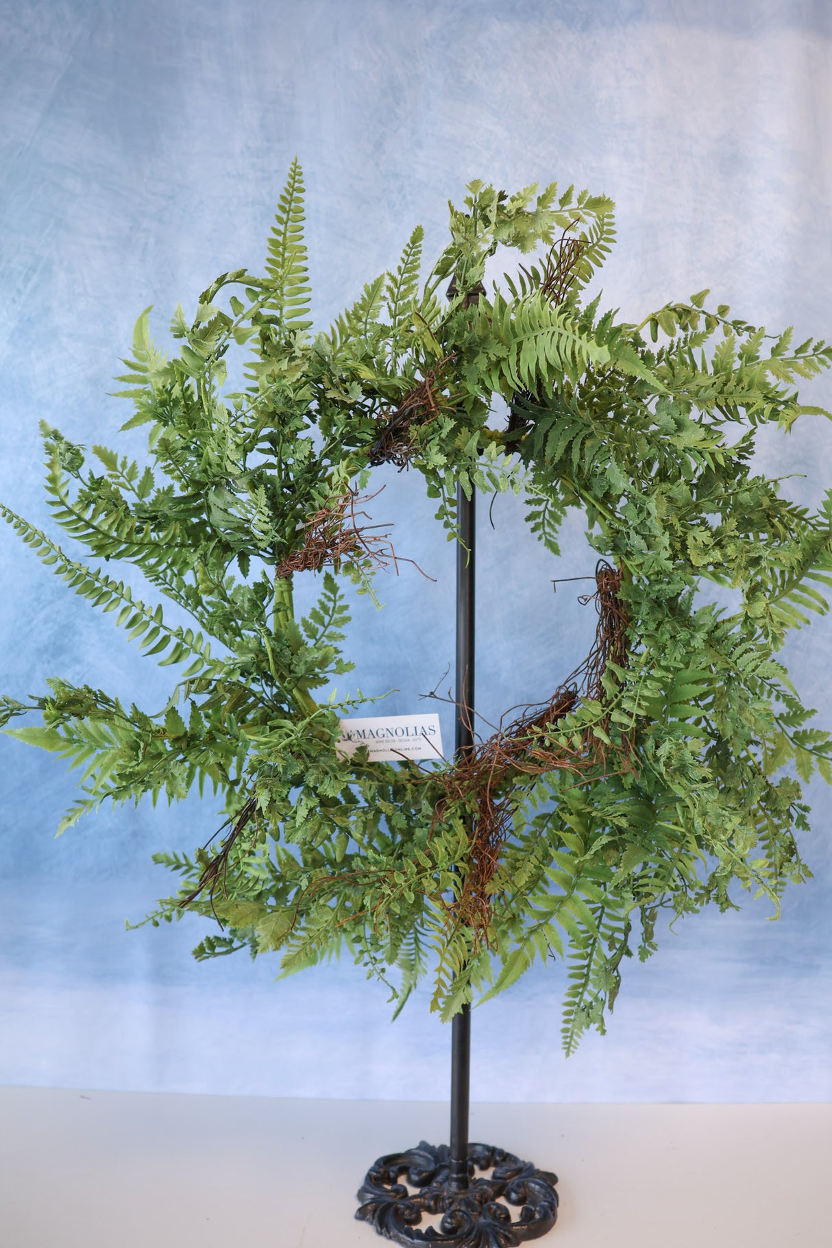 24" Full Fern Wreath