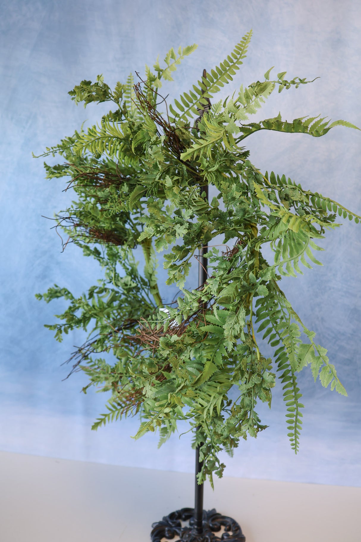 24" Full Fern Wreath