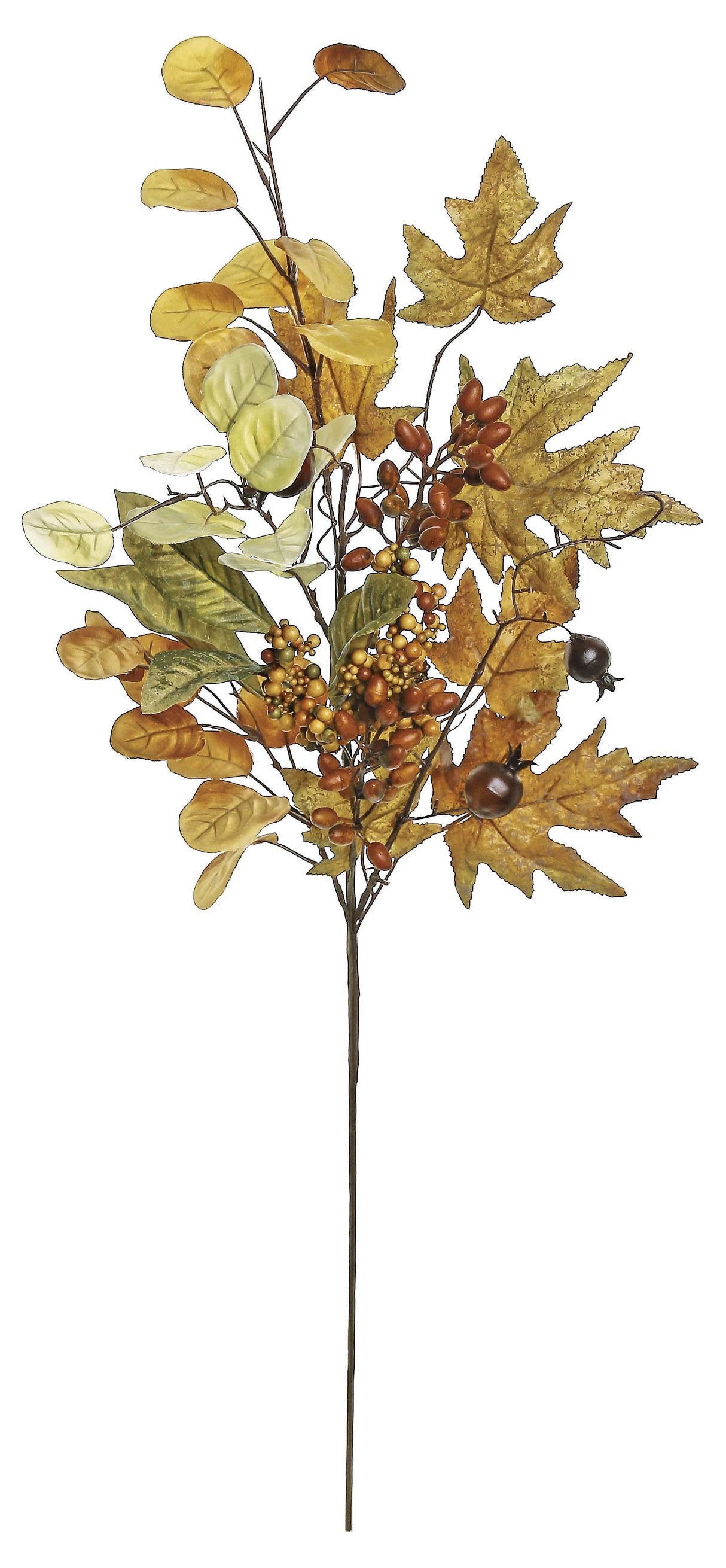 Leaf Pile Mixed Crabapple Spray