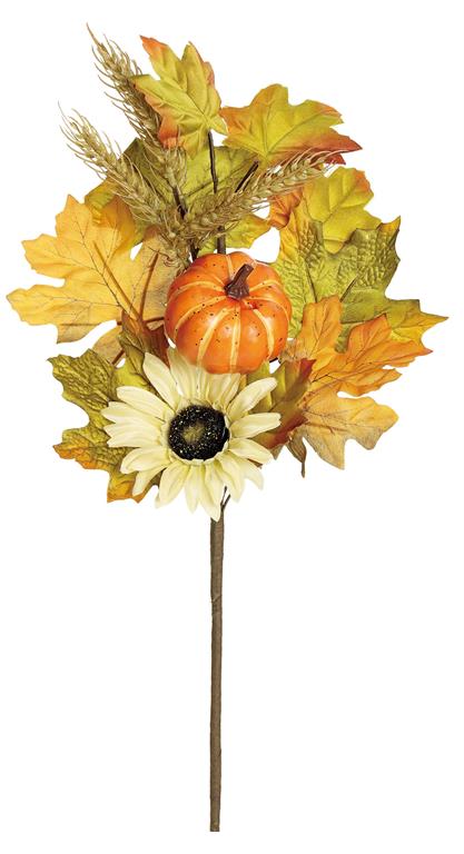 Pumpkin Sunflower Maple Pick