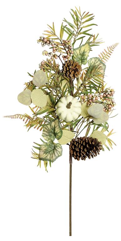 Fall Harvest Spray W/Pumpkin