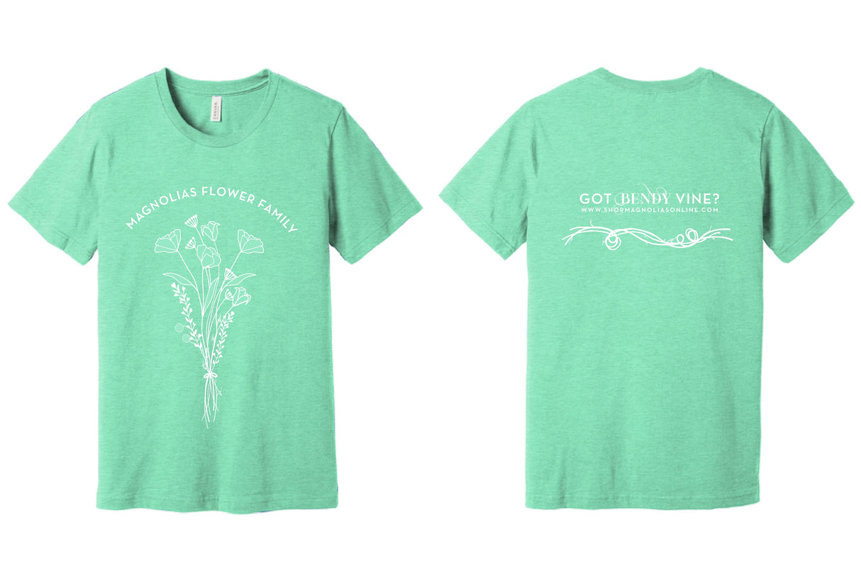 Magnolias Mint Spring T-Shirt